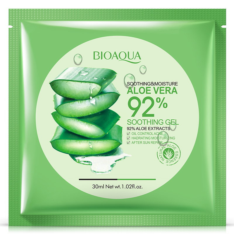 Увлажняющая маска для лица Bioaqua c гиалуроновой кислотой и Алоэ Вера Aloe Vera 92% Mask