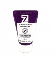 Пенка для умывания May Island 7 Days Secret 4D Collagen Cleansing Foam 30 мл (Оригинал)