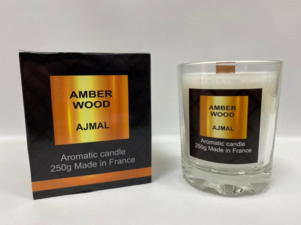Парфюмерная свеча  Ajmal Amber Wood 250 мл 