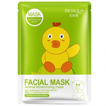 Тканевая маска Bioaqua Facial Mask Animal-Птичка