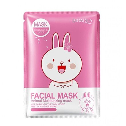 Тканевая маска Bioaqua Facial Mask Animal-Зайка