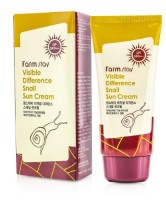 Солнцезащитный крем FarmStay Visible Difference Snail Sun Cream SPF50+ PA+++ 70 g
