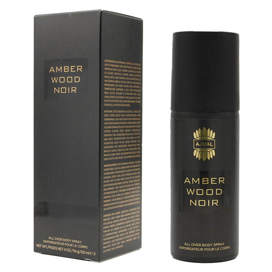 Дезодорант в коробке Ajmal Amber Wood Noir 150 ml