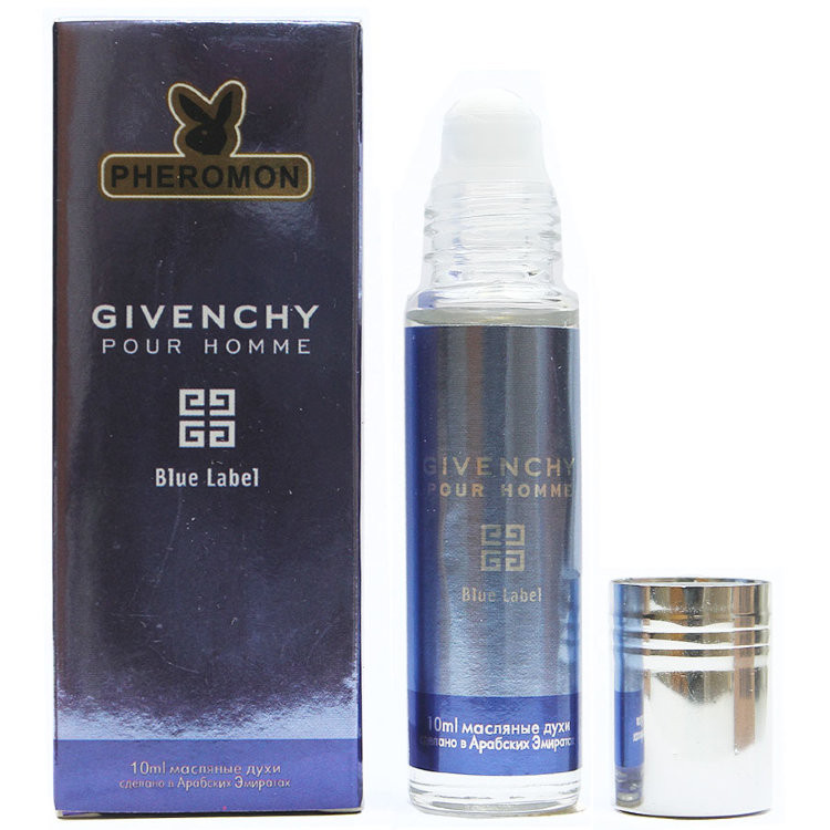 Масляные духи с феромонами Givenchy Pour Homm Blue Label 10ml