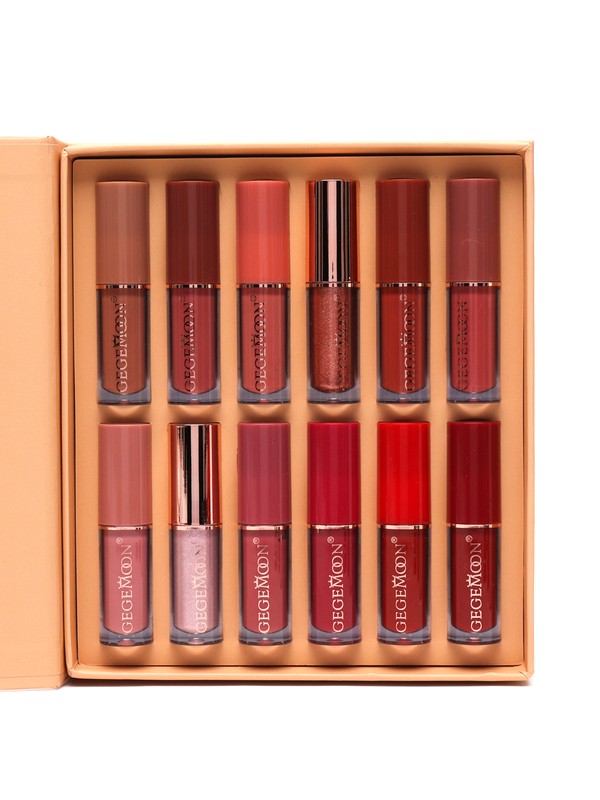 Набор жидких матовых помад Gegemoon Thanks For The Love Lip Set 12 шт