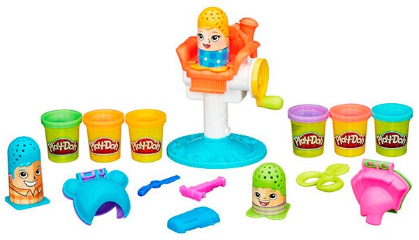 Набор для лепки из пластилина Play-Doh Сумасшедшие прически (7750)