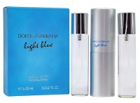 Набор Мини 3x20 мл - Dolce &amp; Gabbana Light Blue Pour Femme