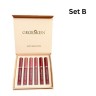 Набор жидких матовых помад Gegemoon Matte Liquid Lipstick 6 шт