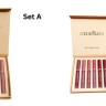 Набор жидких матовых помад Gegemoon Matte Liquid Lipstick 6 шт