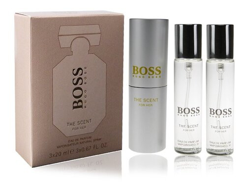 HUGO BOSS BOSS THE SCENT FOR HER - НАБОР MINI 3Х20 мл