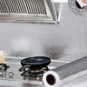 Многоразовая самоклеящаяся наклейка на стену из алюминиевой фольги для кухни (06250)