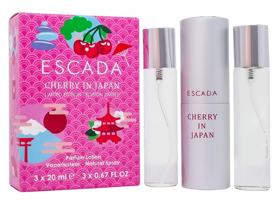 Набор Мини 3x20 мл - Escada Cherry In Japan
