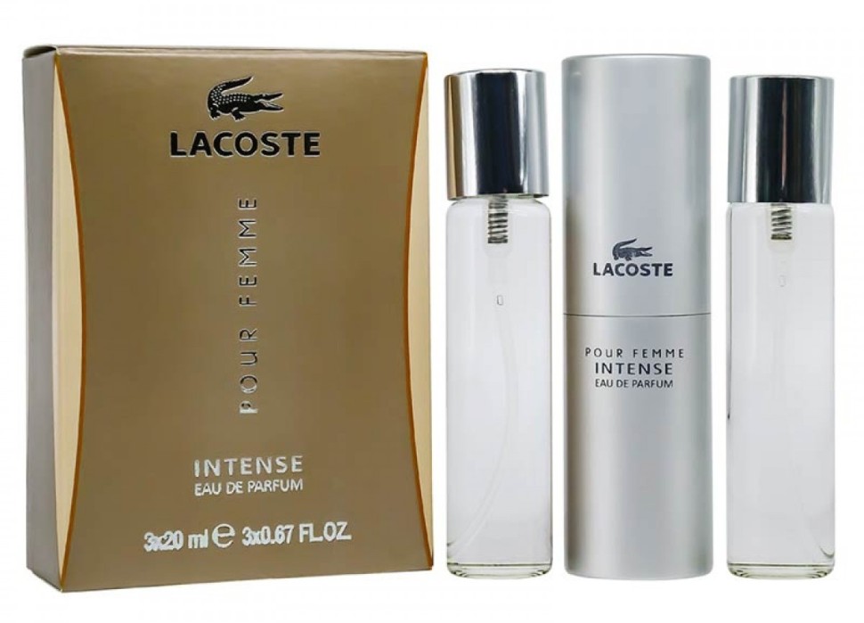 Набор Мини 3x20 мл - Lacoste Pour Femme Intense