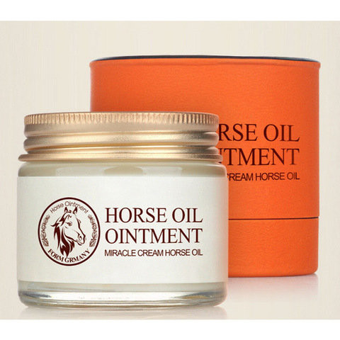 Крем против морщин с лошадиным жиром Bioaqua Horse Oil,70гр