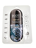 Тканевая маска для лица с икрой Jigott Caviar Real Ampoule Mask