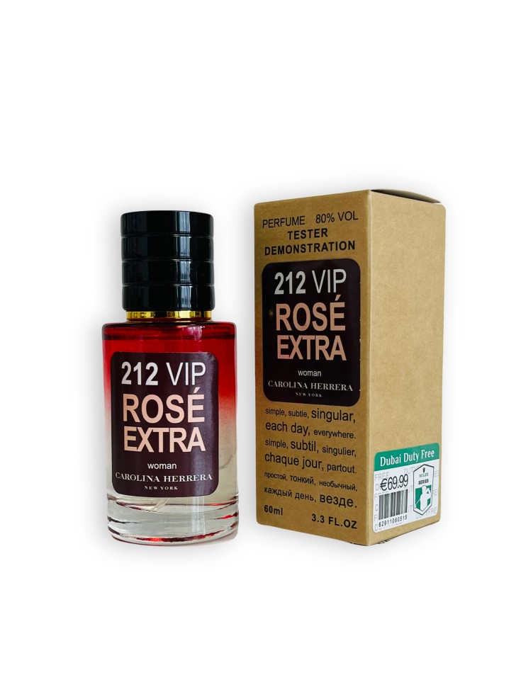 DutyFree 60 Carolina Herrera 212 VIP Rose Extra
