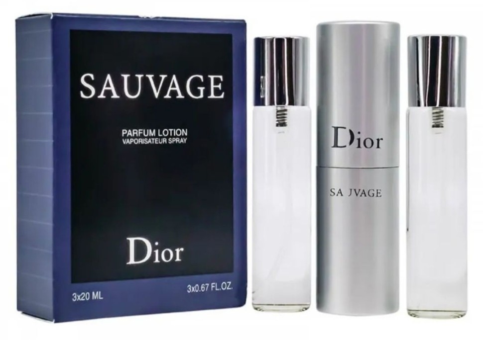 Набор Мини 3x20 мл - Christian Dior Sauvage