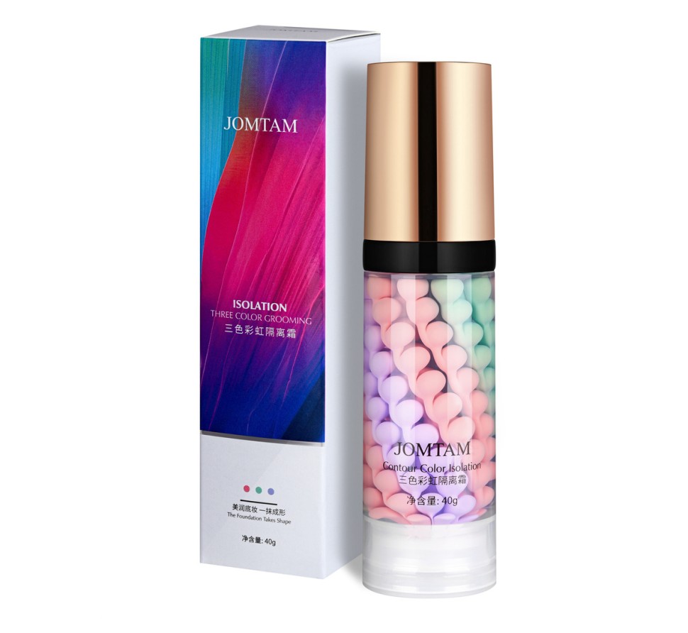 Трехцветная выравнивающая основа под макияж JomTam Isolation Three Color Grooming 40 g
