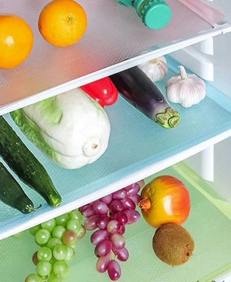 Коврики в холодильник, 45х30 см, 4 шт (66150)