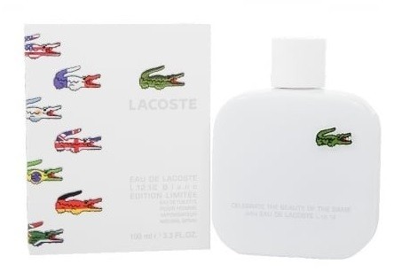 Туалетная вода Lacoste Eau De Lacoste L.12.12 Blanc Limited Edition 100 мл (с крокодилами)
