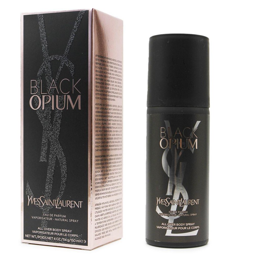 Дезодорант в коробке Yves Saint Laurent Black Opium 150 ml