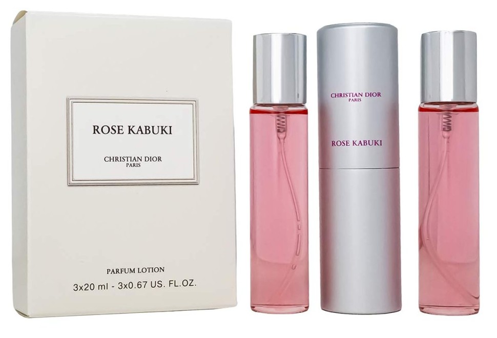Набор Мини 3x20 мл - Christian Dior Rose Kabuki