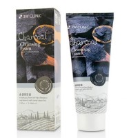 Пенка для умывания 3W Clinic Charcoal Foam Cleansing 100 мл (Оригинал)