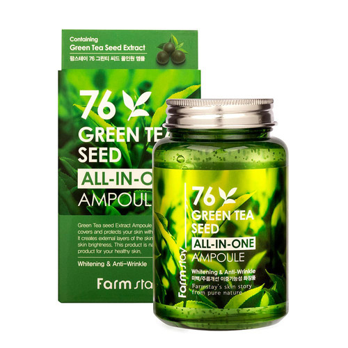 Многофункциональная сыворотка с семенами зеленого чая FARMSTAY Green Tea Seed All-In-One Ampoule (250 мл) (KOREA ORIGINAL) (1124701)