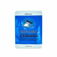 Тканевая маска с экстрактом ласточкиного гнезда FarmStay Bird's Nest (Оригинал)