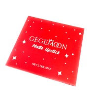 Набор жидких матовых помад для губ Gegemoon Matte Lipstick 6 шт