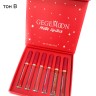 Набор жидких матовых помад для губ Gegemoon Matte Lipstick 6 шт