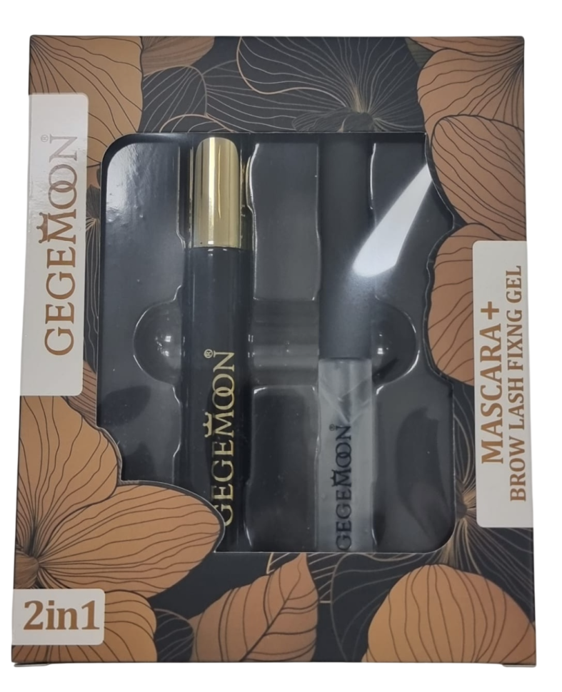 Набор 2 в 1 Gegemoon тушь + гель для фиксации бровей Набор 2 в 1 Gegemoon тушь + гель для фиксации бровей