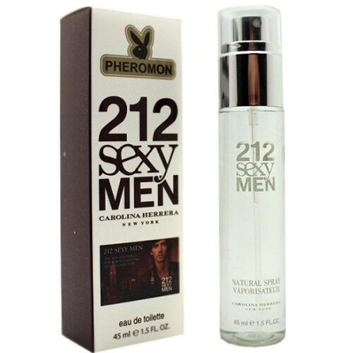 Мини-парфюм с феромонами Carolina Herrera 212 Sexy Men (45 мл)