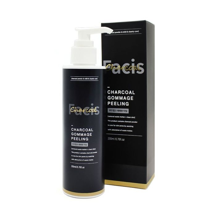 Гоммаж-пилинг для лица с углем Facis Charcoal Gommage Peeling 200 мл