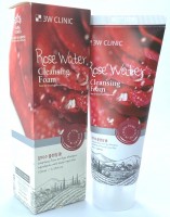 Пенка для умывания 3W Clinic Rose Water Cleansing Foam 100 мл (Оригинал)