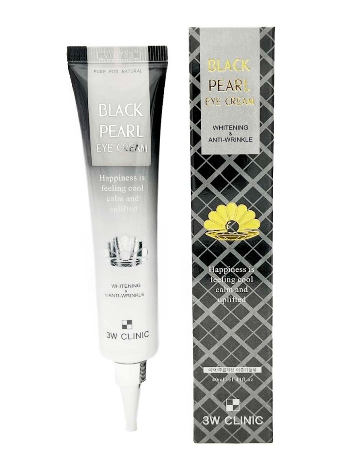 Крем для кожи вокруг глаз с черным жемчугом 3W Clinic Black Pearl Eye Cream 40 мл