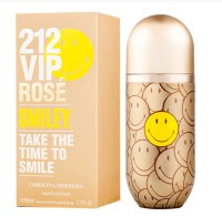 Парфюмерная вода Carolina Herrera 212 VIP Rose Smiley 80 мл